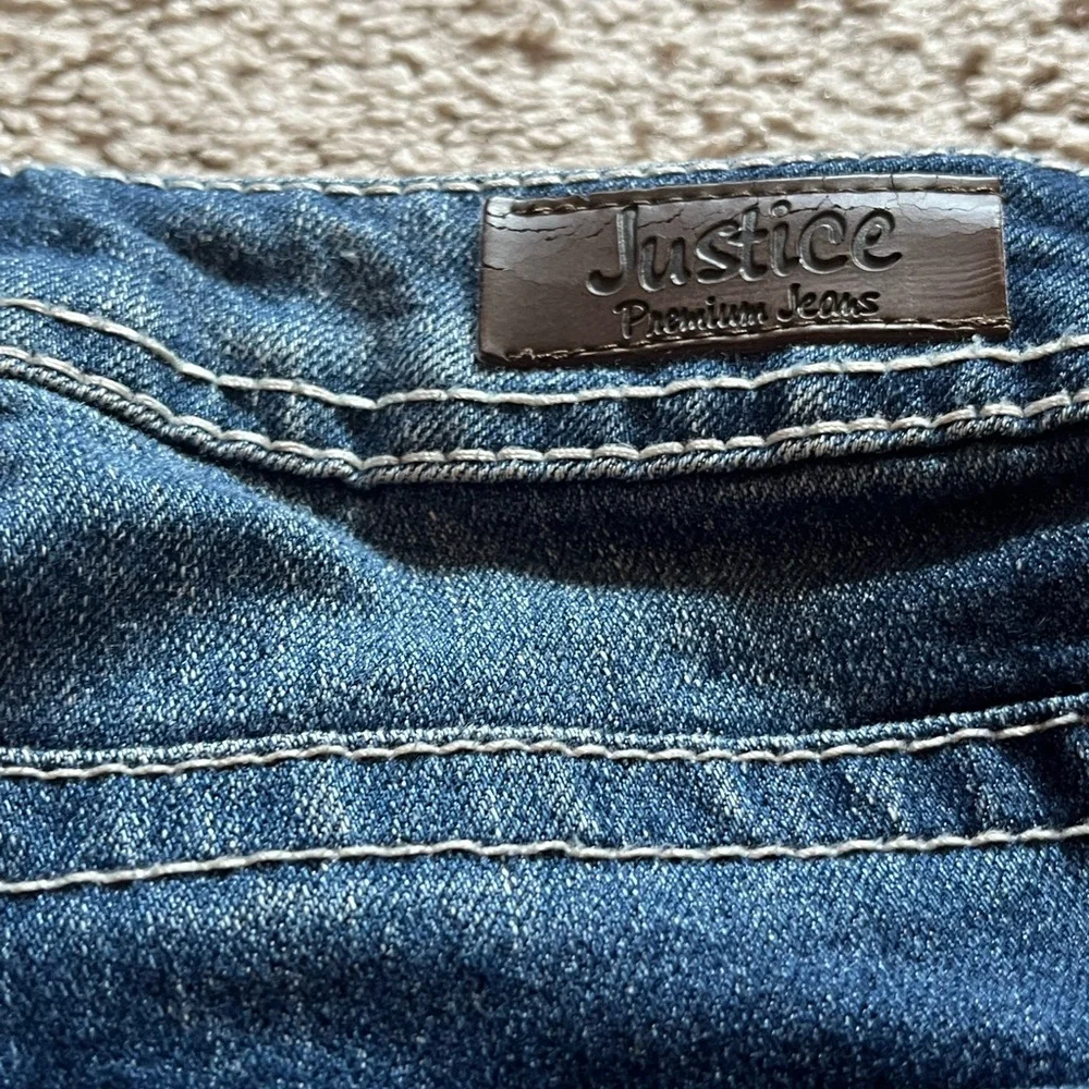 Justice Premium Denim Bootcut Dark Wash Jeans Size 8R